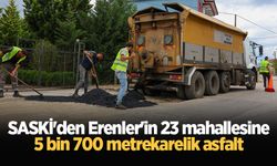 SASKİ'den Erenler'in 23 mahallesine 5 bin 700 metrekarelik asfalt