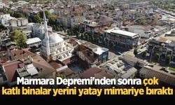 Marmara Depremi'nden sonra çok katlı binalar yerini yatay mimariye bıraktı