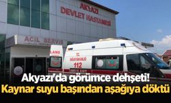 Akyazı'da görümce dehşeti! Kaynar suyu başından aşağıya döktü