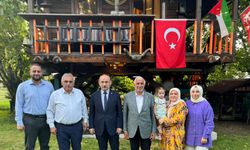 Vali Karadeniz ve Milletvekili İnci, Yunus Özçelik'in çiftlik evinde ağırlandı