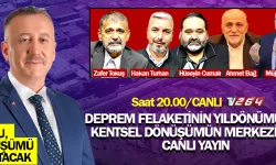 Deprem felaketinin yıldönümünde kentsel dönüşüm canlı yayında ele alınacak