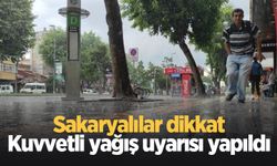 Sakarya için kuvvetli yağış uyarısı yapıldı