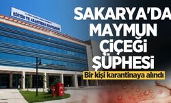 Sakarya'da bir kişi 'maymun çiçeği' şüphesi ile karantinaya alındı