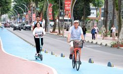 Turuncu bisikletler yoğun ilgi görüyor