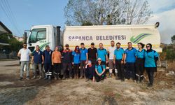 Sapanca’dan yangınla mücadeleye üç su tankeri