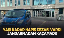 Yaşı kadar hapis cezası vardı, jandarma yakaladı