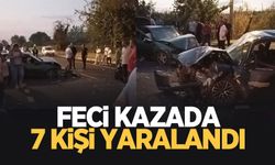 Akyazı'da feci kaza: 7 yaralı