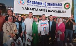 Hak-İş Sendikası'ndan Kocaeli'de coşkulu miting; "İşçi hakları için bir aradayız!"