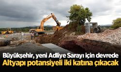 Büyükşehir, yeni Adliye Sarayı için devrede: Altyapı potansiyeli iki katına çıkacak