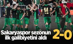 Sakaryaspor sezonun ilk galibiyetini aldı