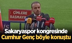 Sakaryaspor kongresinde Cumhur Genç böyle konuştu