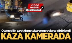 Hendek’te otomobil motokuryeye çarptı: 1 yaralı