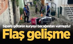 Sipariş götüren kuryeyi bacağından vurmuştu! Flaş gelişme