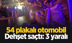 54 plakalı araç dehet saçtı: 3 yaralı