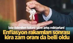 Enflasyon rakamları sonrası kira zam oranı da belli oldu