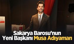 Sakarya Barosu'nda yeni başkan Musa Adıyaman oldu