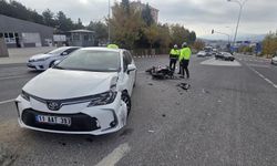 Bilecik'te otomobil ile motosiklet çarpıştı: 1 yaralı