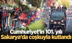 Cumhuriyet'in 101. yılı Sakarya'da coşkuyla kutlandı