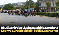 Büyükşehir'den uluslararası bir başarı daha: Spor ve Sürdürülebilirlik ödülü Sakarya'nın