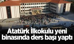 Atatürk İlkokulu yeni binasında ders başı yaptı