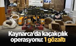 Kaynarca'da kaçakçılık operasyonu: 1 gözaltı