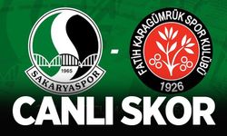 Fatih Karagümrük-Sakaryaspor - CANLI SKOR