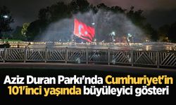 Aziz Duran Parkı'nda Cumhuriyet'in 101'inci yaşında büyüleyici gösteri