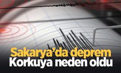 Sakarya'da deprem