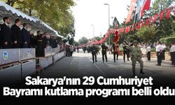 Sakarya'nın 29 Cumhuriyet Bayramı kutlama programı belli oldu