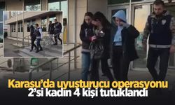 Karasu'da zehir operasyonu: 4 tutuklama