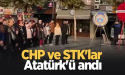 CHP ve STK'lar Atatürk'ü andı