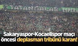 Sakaryaspor-Kocaelispor maçı öncesi deplasman tribünü kararı!