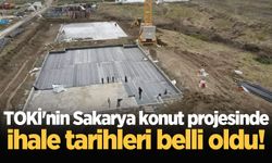 TOKİ'nin Sakarya konut projesinde ihale tarihleri belli oldu!