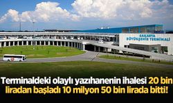 Terminaldeki olaylı yazıhanenin ihalesi 20 bin liradan başladı 10 milyon 50 bin lirada bitti!