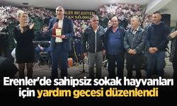 Erenler'de sahipsiz sokak hayvanları için yardım gecesi düzenlendi