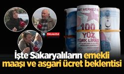 Sakaryalılar emekli maaşı ve asgari ücret artar mı beklentisi için konuştu