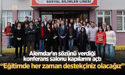 Başkan Alemdar'ın sözünü verdiği konferans salonu kapılarını açtı