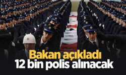 Bakan Yerlikaya'dan 12 bin yeni polis alımı müjdesi