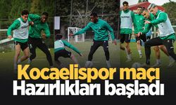 Sakaryaspor'da Kocaeli mesaisi başladı