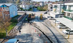 Osmangazi Caddesi’nin alt ve üstyapısında güçlü dönüşüm devam ediyor