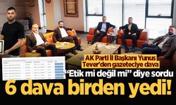 “Etik mi değil mi” diye sordu 6 dava birden yedi! AK Parti İl Başkanı Yunus Tever'den gazeteciye dava