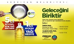 Serdivan Belediyesi’nden anlamlı kampanya: 5 litre atık yağ biriktirene 1 litre ayçiçek yağı hediye