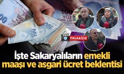 İşte Sakaryalıların emekli maaşı ve asgari ücret beklentisi