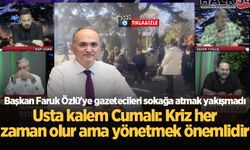 Başkan Faruk Özlü'ye gazetecileri sokağa atmak yakışmadı