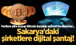 Sakarya'daki şirketlere dijital şantaj! Verilere şifre koyup Bitcoin karşılığı serbest bırakıyorlar...