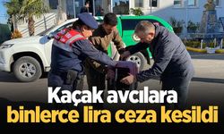 Kaçak avcılara binlerce lira ceza kesildi