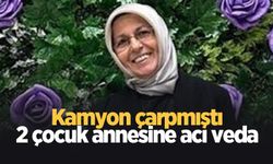 Çöp kamyonunun çarptığı kadın toprağa verildi