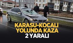 Karasu'da kaza: 2 yaralı