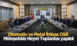 Valilikte Sakarya Otomotiv ve Metal İhtisas OSB toplantısı