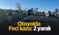 TEM'de kaza: 2 yaralı